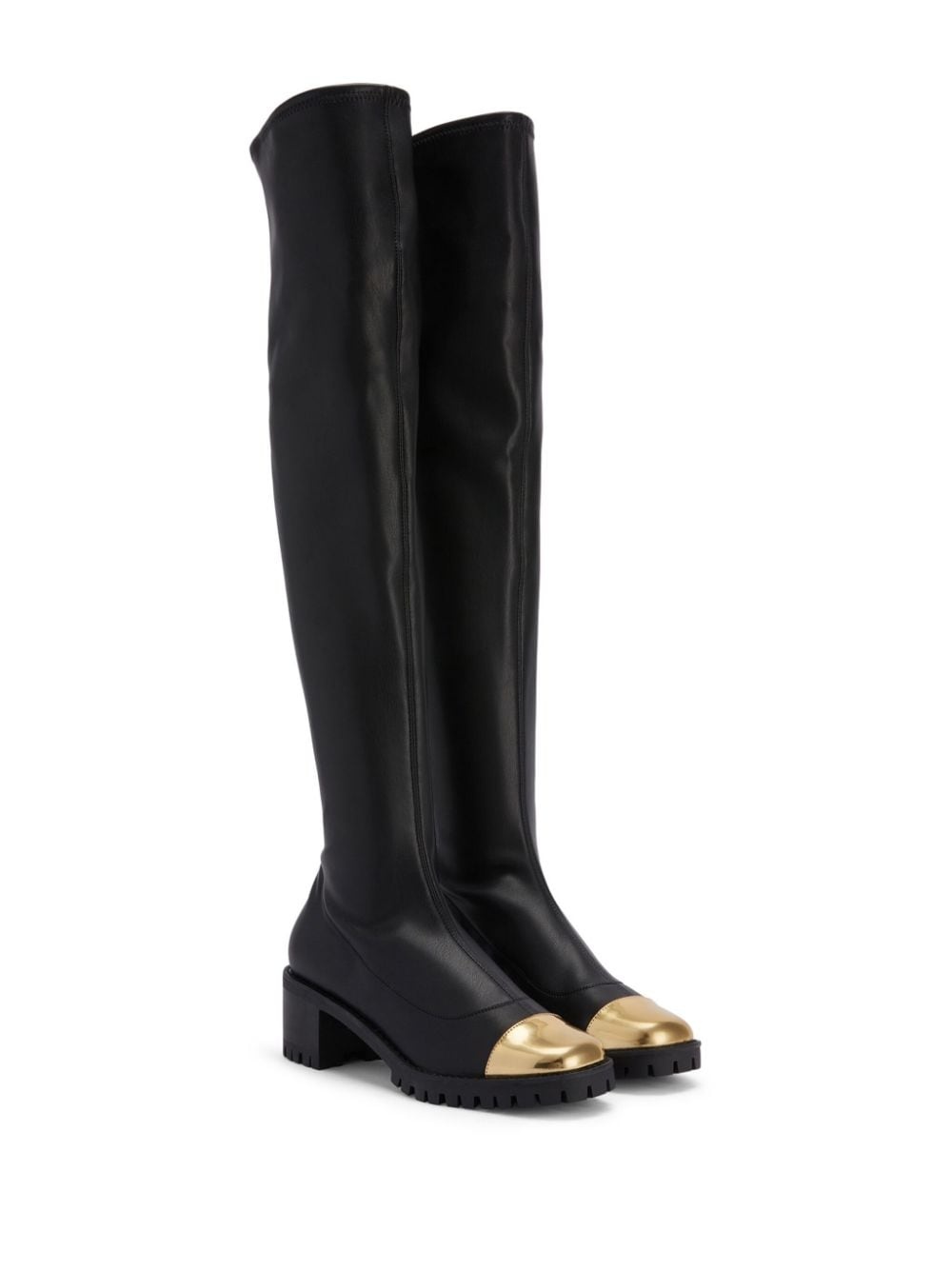 Be-fore flat above-knee boots - 2