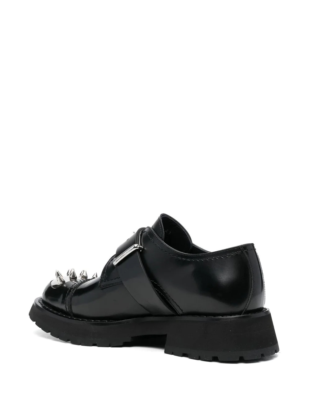 studded toe-cap monk shoes - 3