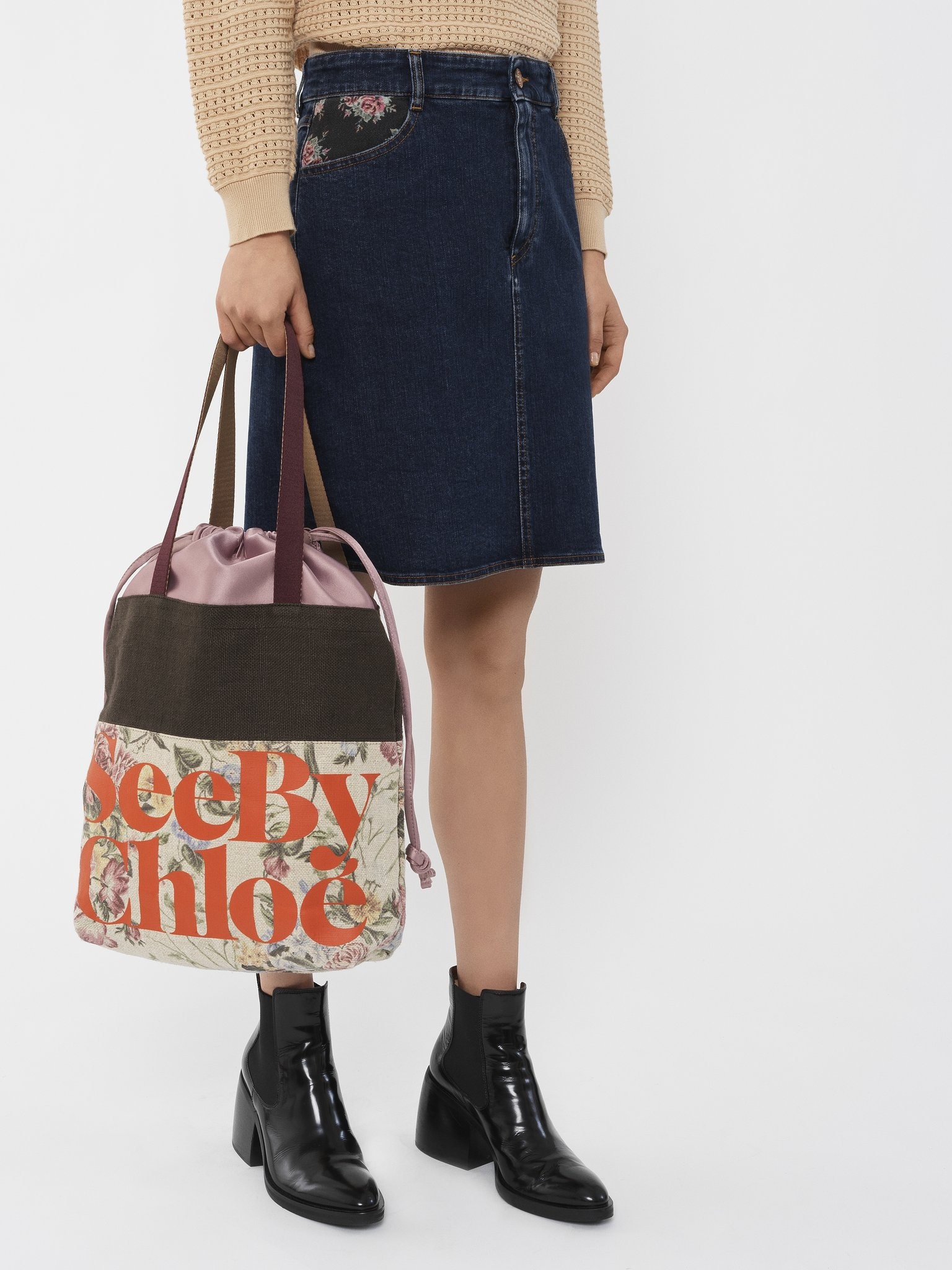 SEE BY CHLOÉ ESSENTIAL SMALL TOTE - 4