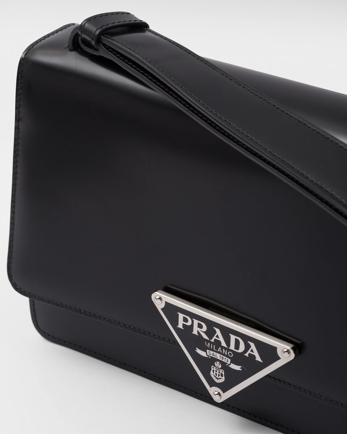 Prada Emblème brushed-leather bag - 6