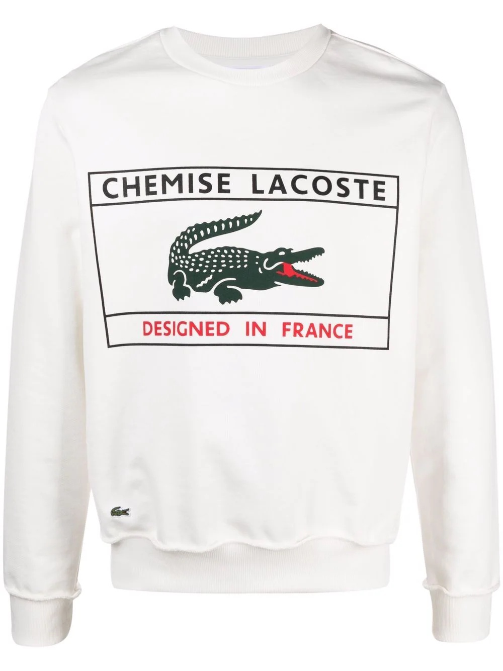 logo print sweatshirt - 1