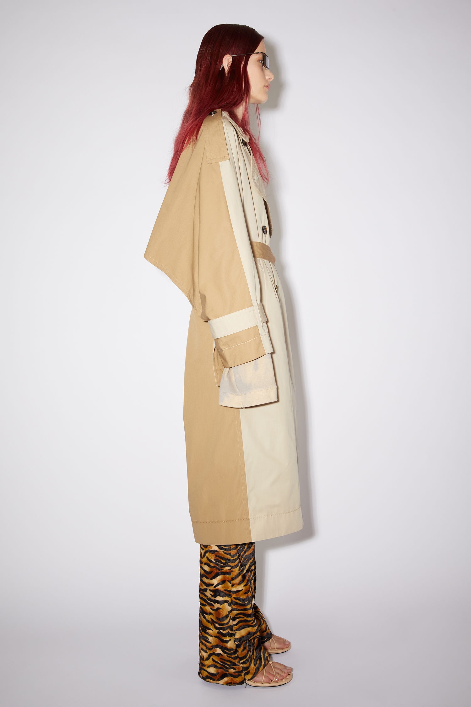 Cotton trench coat - Beige - 4