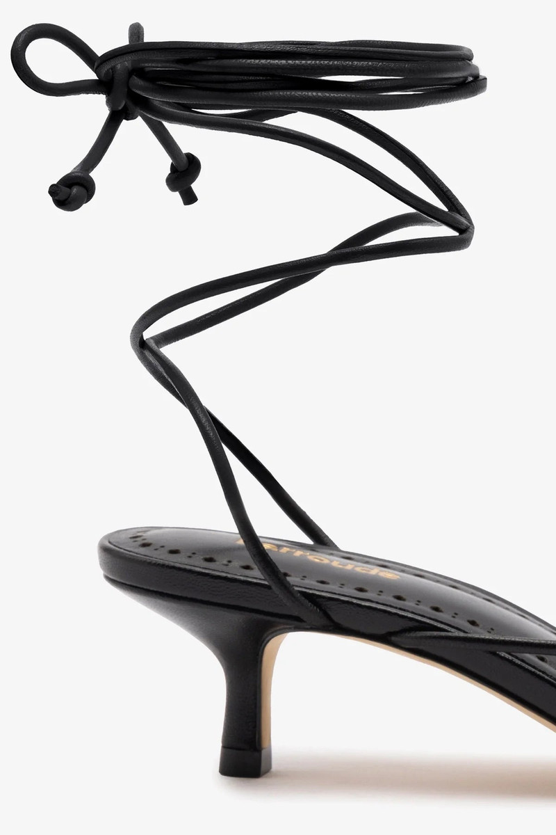 Sara Sandal In Black Leather 4