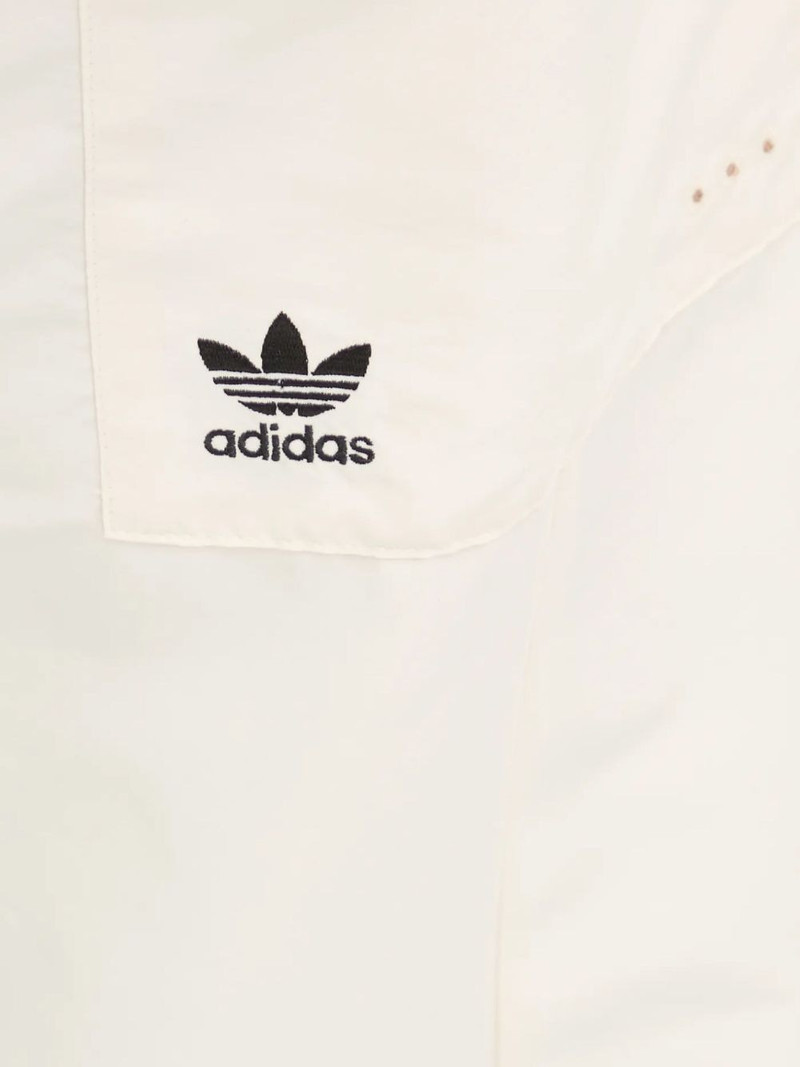 logo-embroidered cargo trousers 4