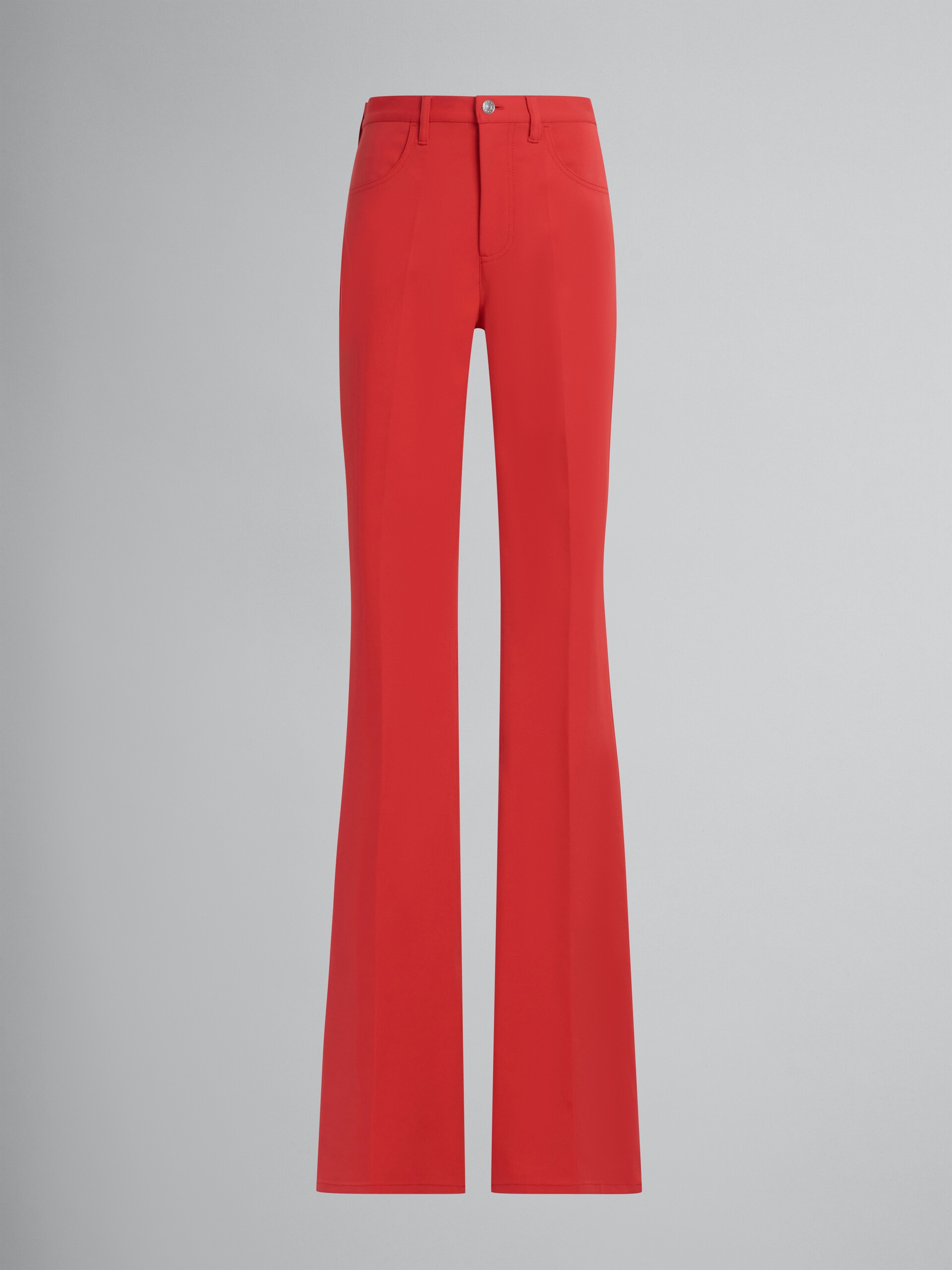 Marni Red Tailored Trousers