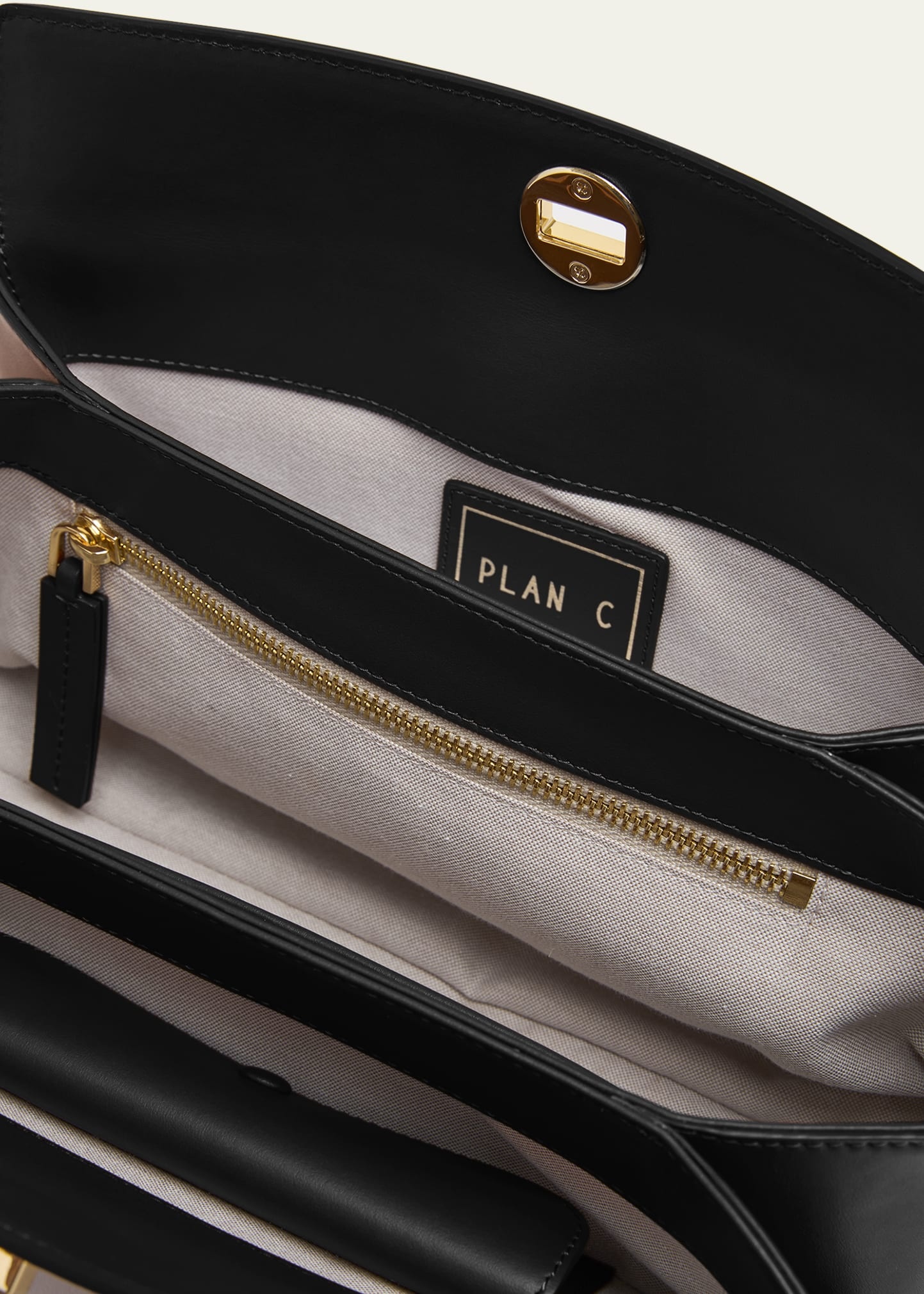 Folded Leather Shoulder Bag - 4