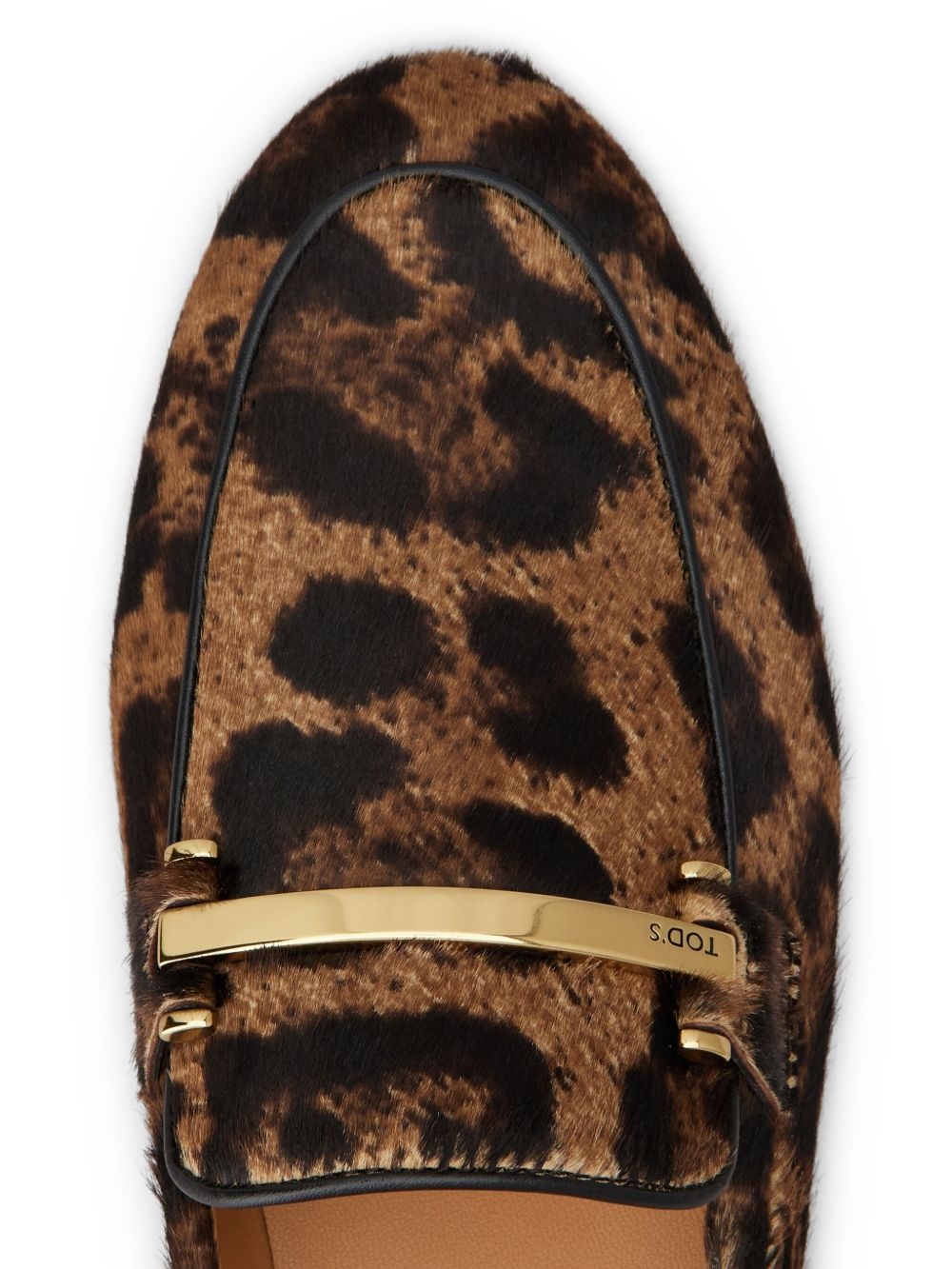 leopard-print loafers - 5