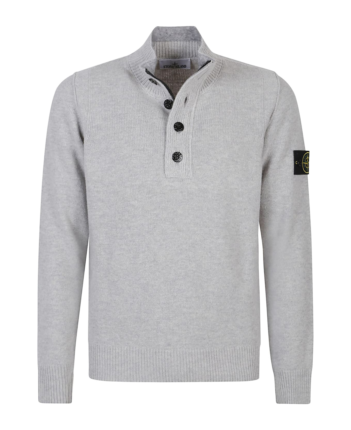 Half Botton Sweater - 1