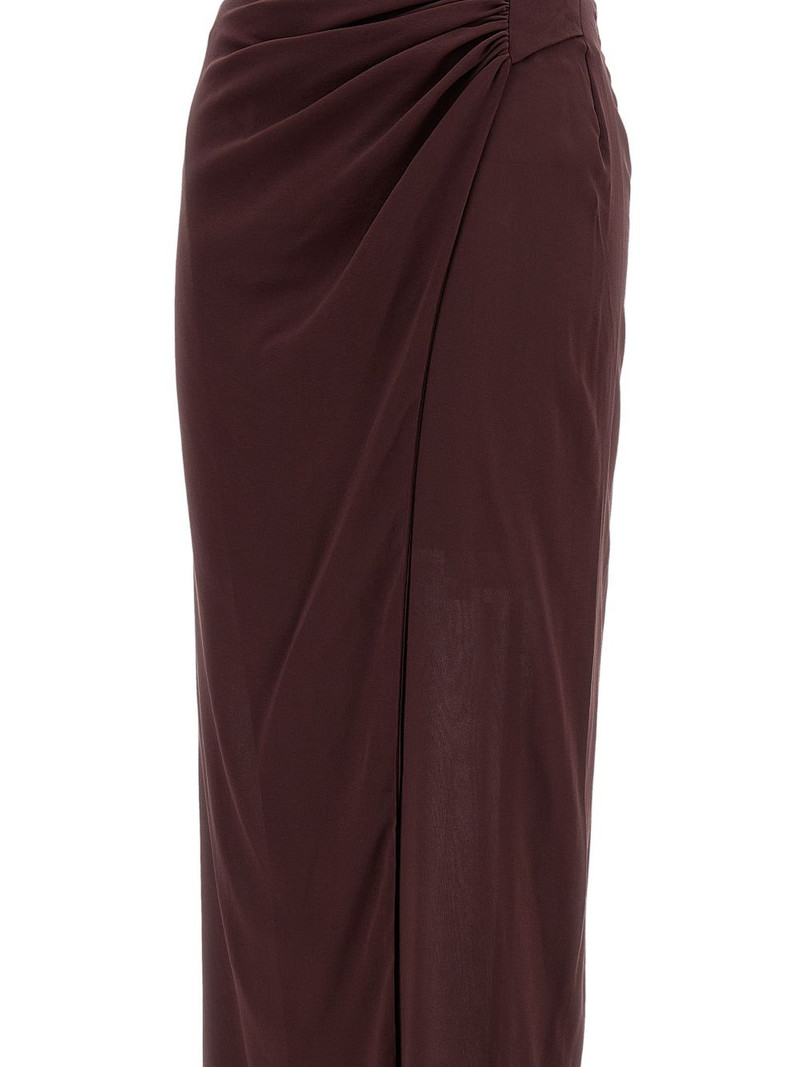 Phoebe wrap midi skirt 3