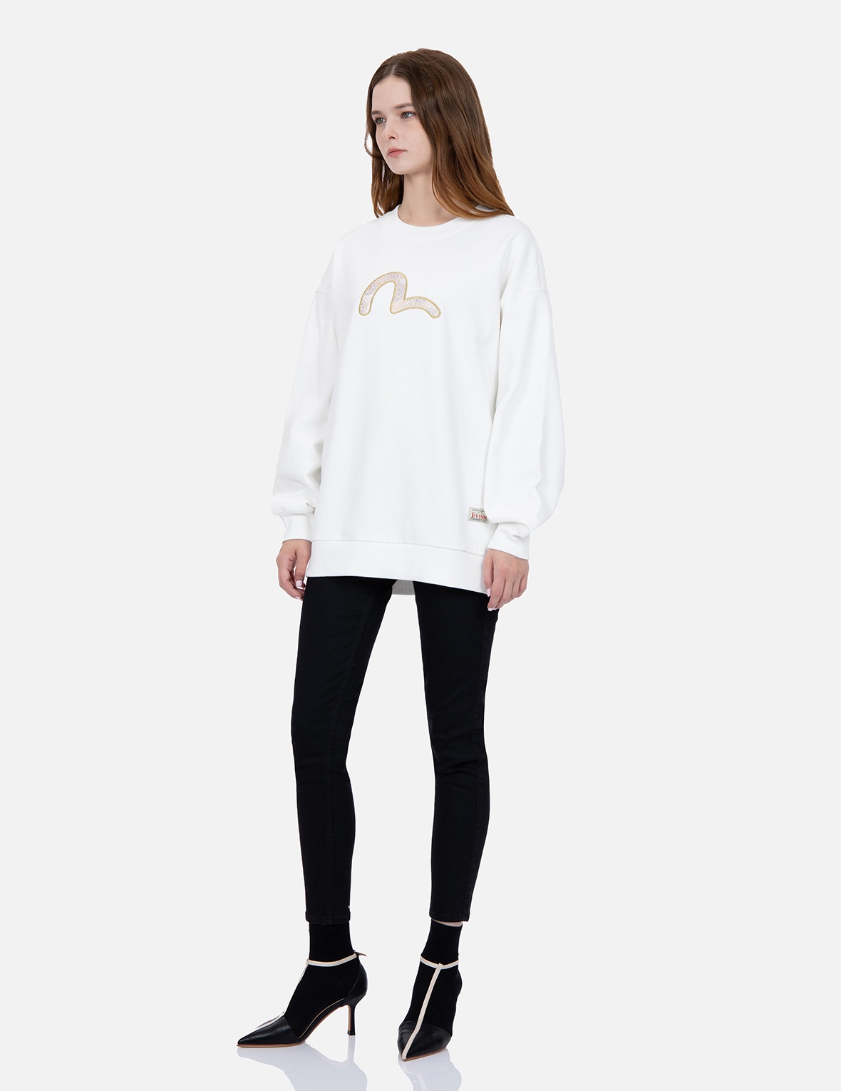 BROCADE SEAGULL APPLIQUÉ SWEATSHIRT - 3