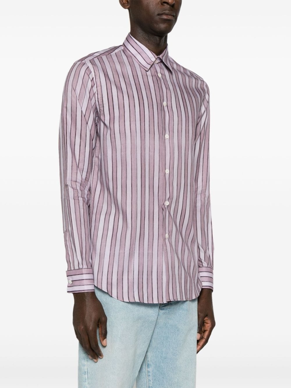 striped organic cotton shirt - 3