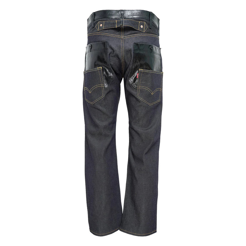 Junya Watanabe MAN Cotton Denim Leather Levi'S Jeans outlook