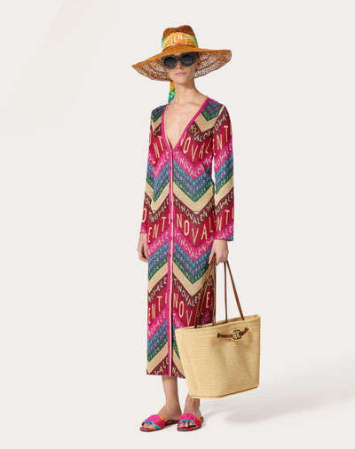 Valentino VALENTINO CHEVRON LUREX CARDIGAN outlook