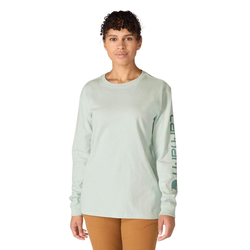 Women's Dearborn Loose LS Logo T-Shirt 1