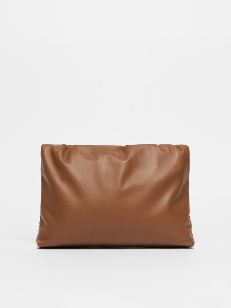 SLALOM Nappa leather clutch-style Pasticcino Bag 3