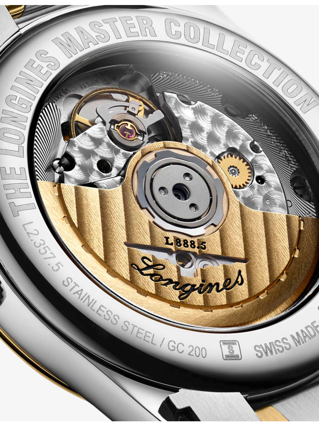 L2.357.5.72.7 Master Collection Stainless-Steel and 18ct Yellow-Gold Automatic Watch - 5