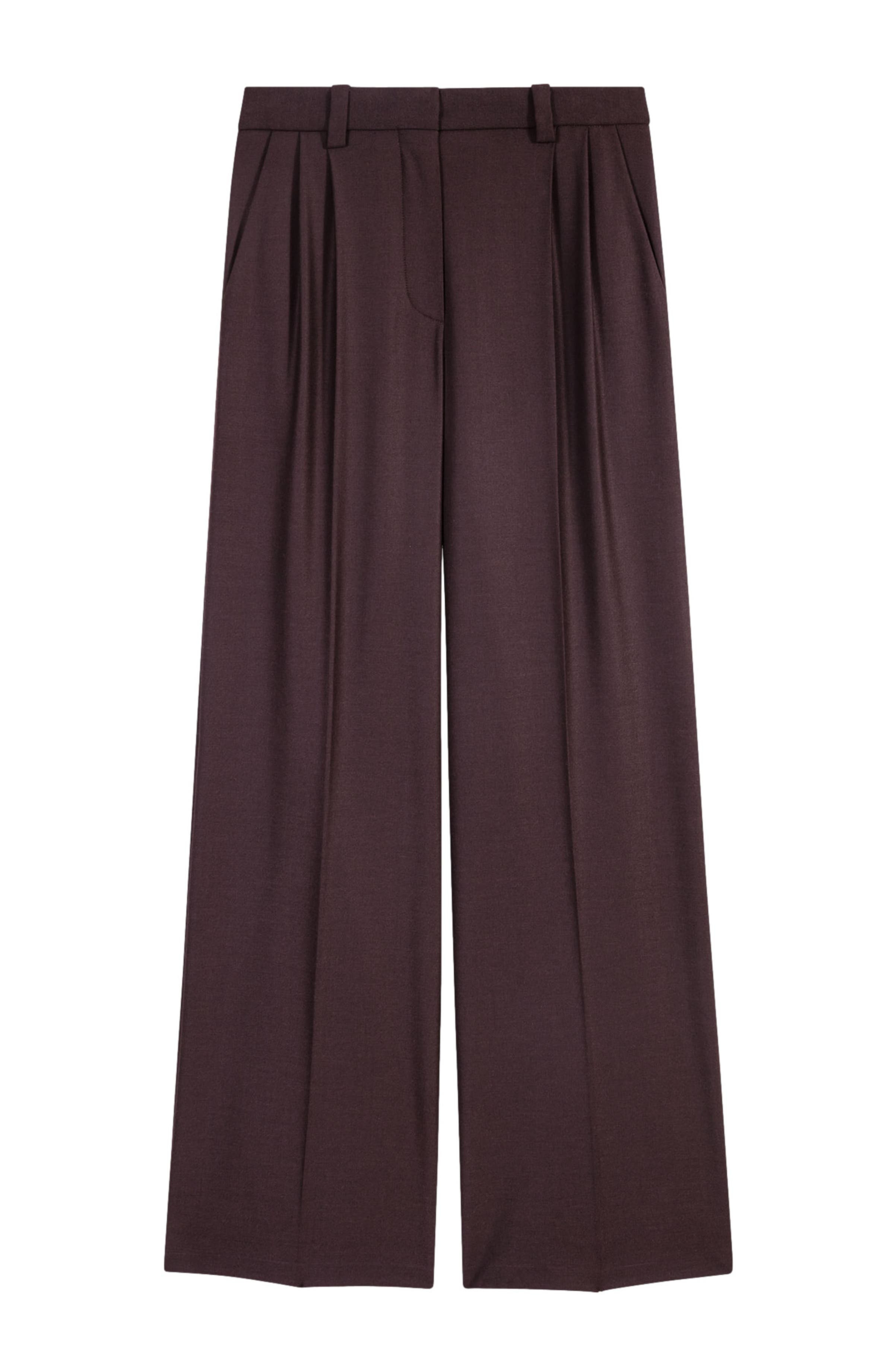 maje Wide-leg suit trousers in Brown at Nordstrom - 5