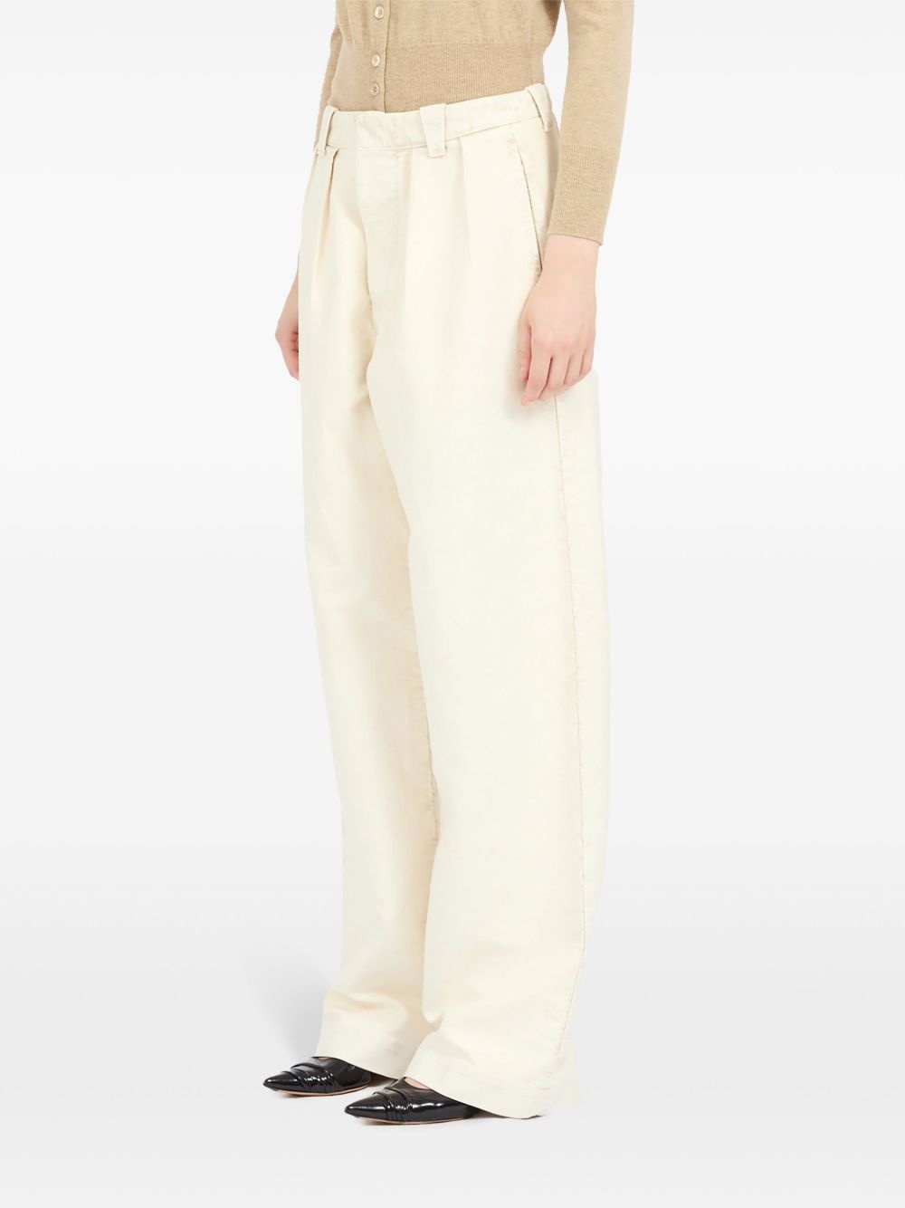 wide-leg tailored trousers - 6