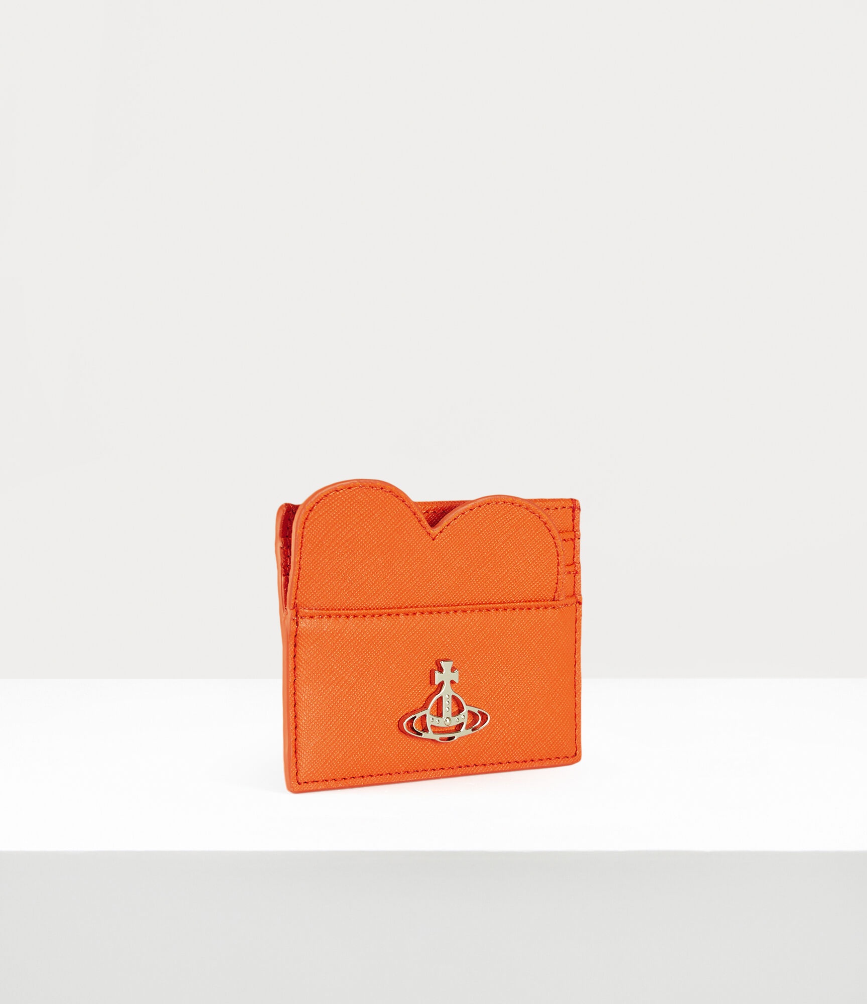 SAFFIANO HEART CARD HOLDER - 2