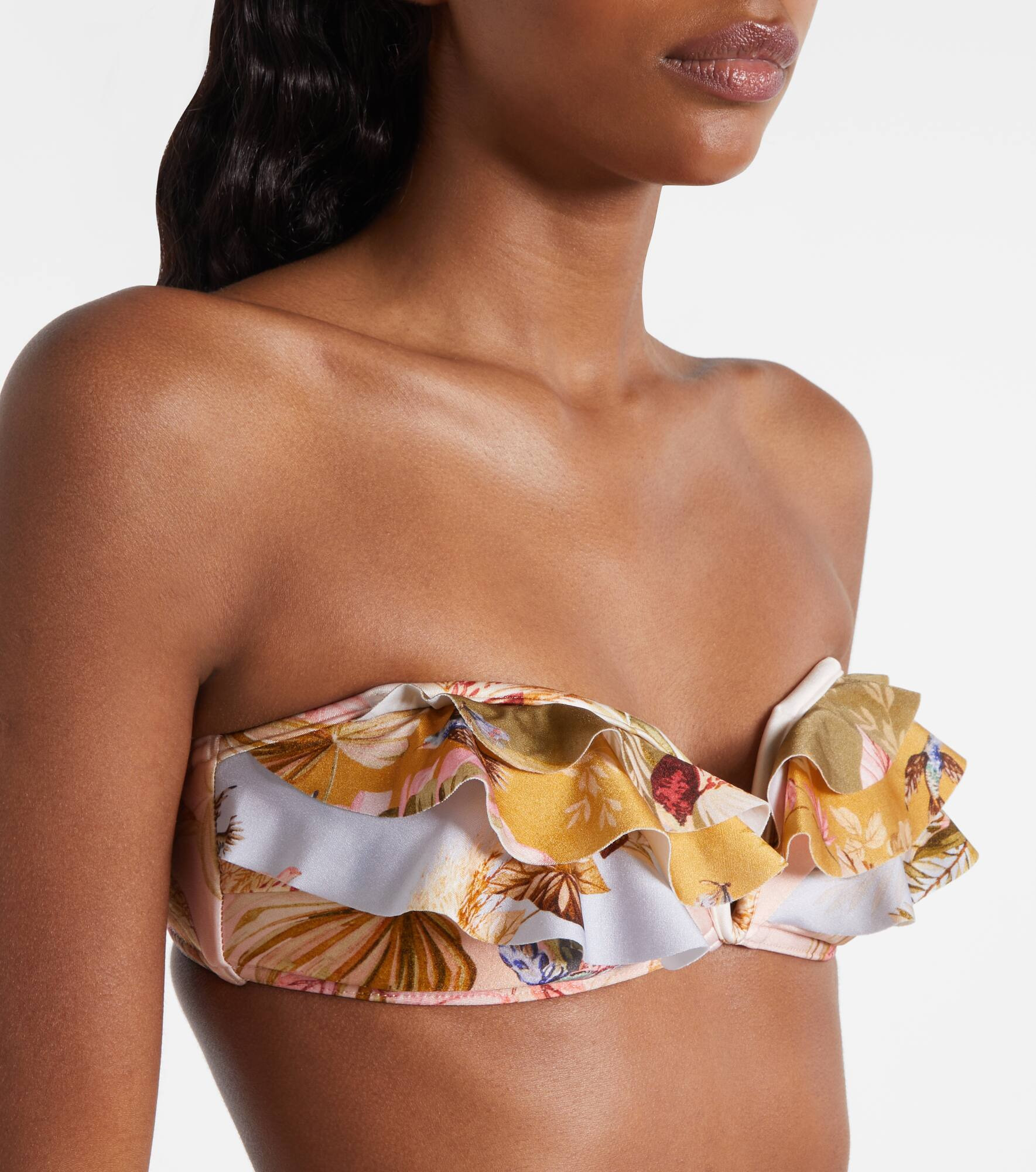 Ascension floral ruffled bikini - 4
