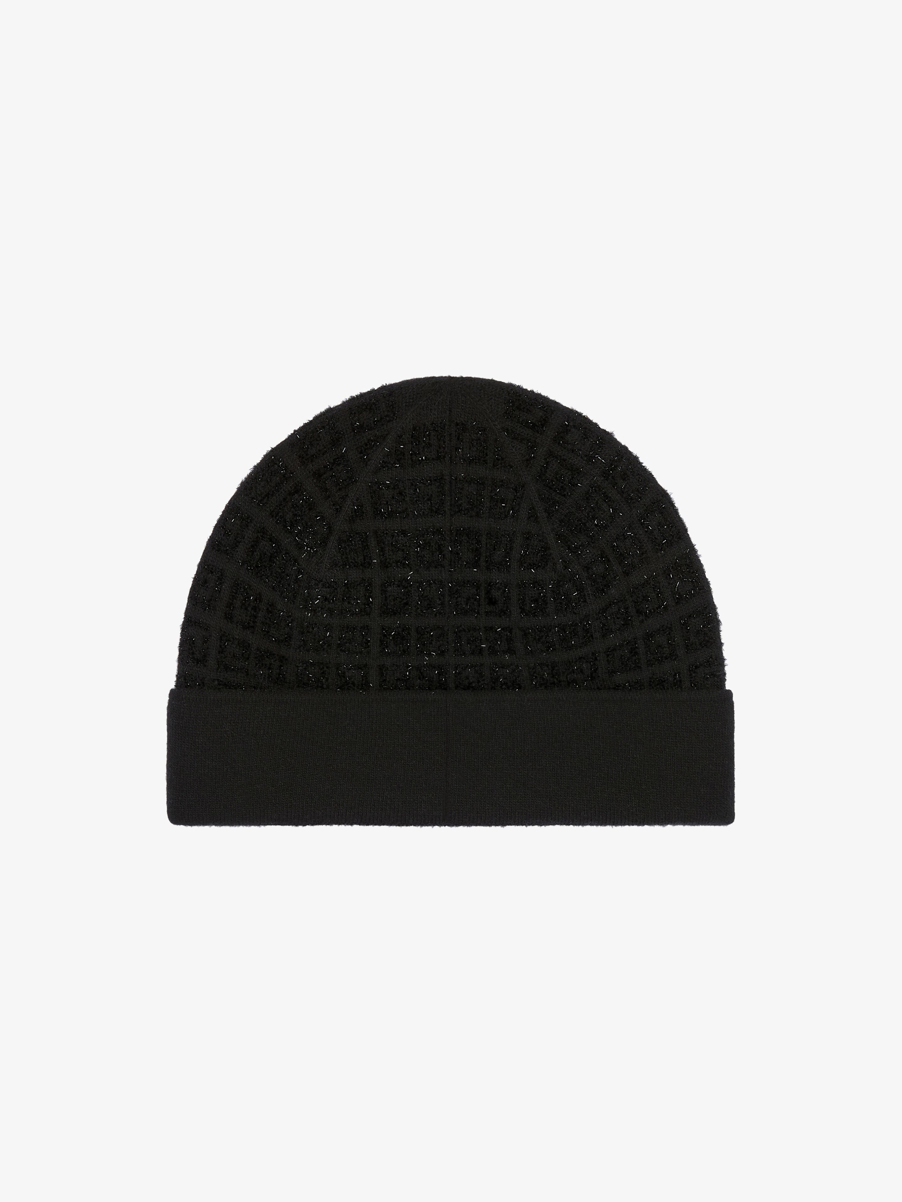 4G BEANIE IN WOOL AND CASHMERE WITH LUREX - 2