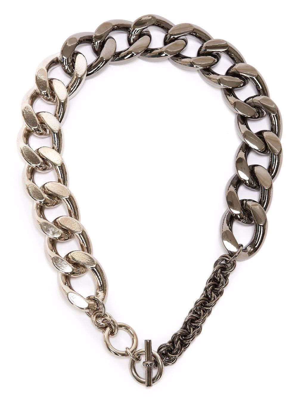 oversized chain-link necklace - 1