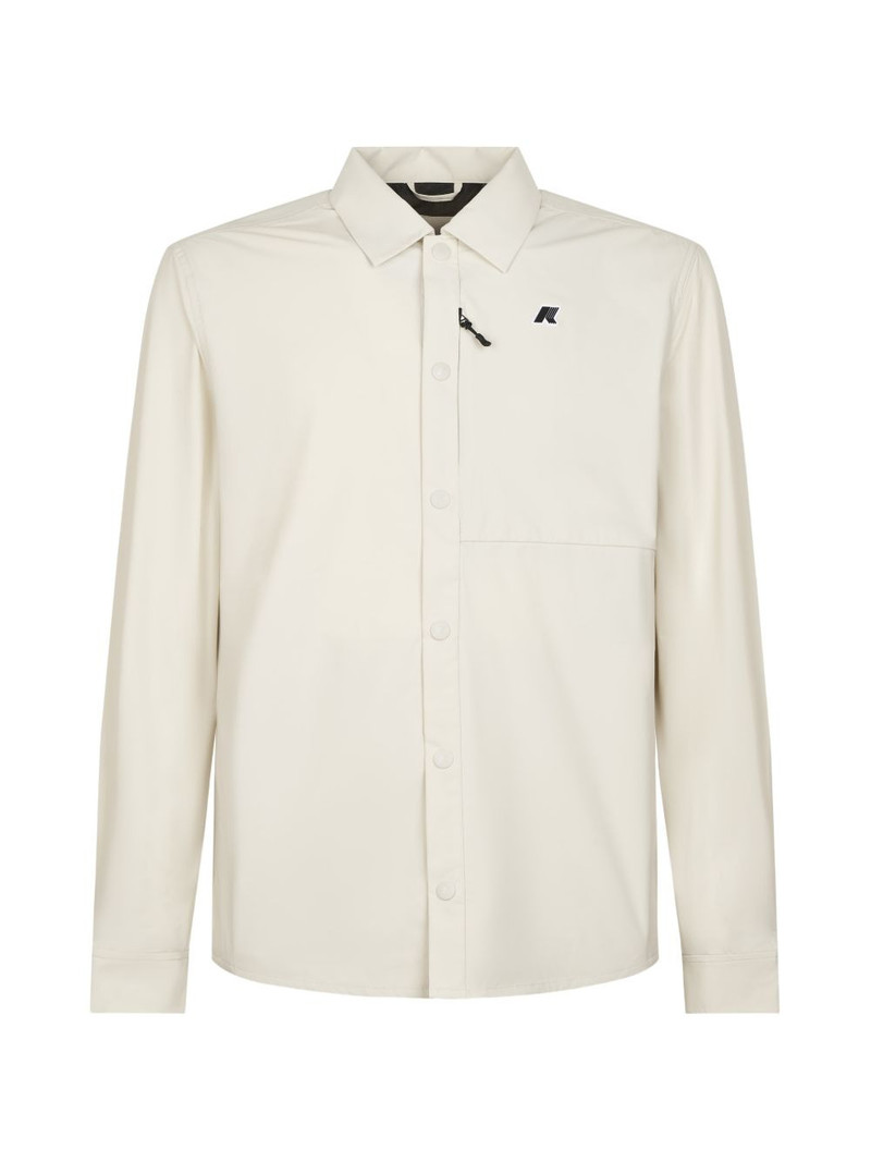 button-down logo-detail jacket 1