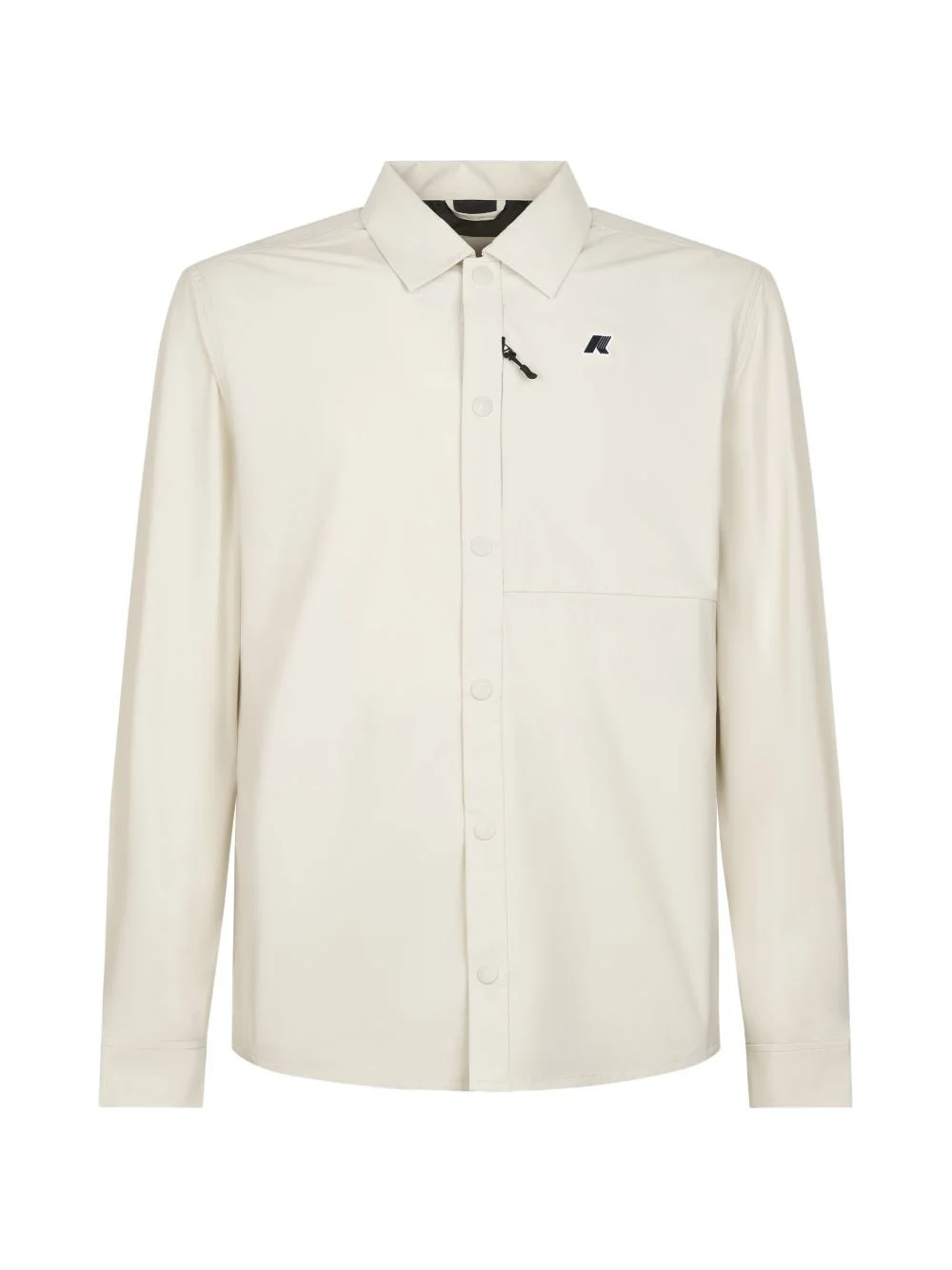 button-down logo-detail jacket - 1