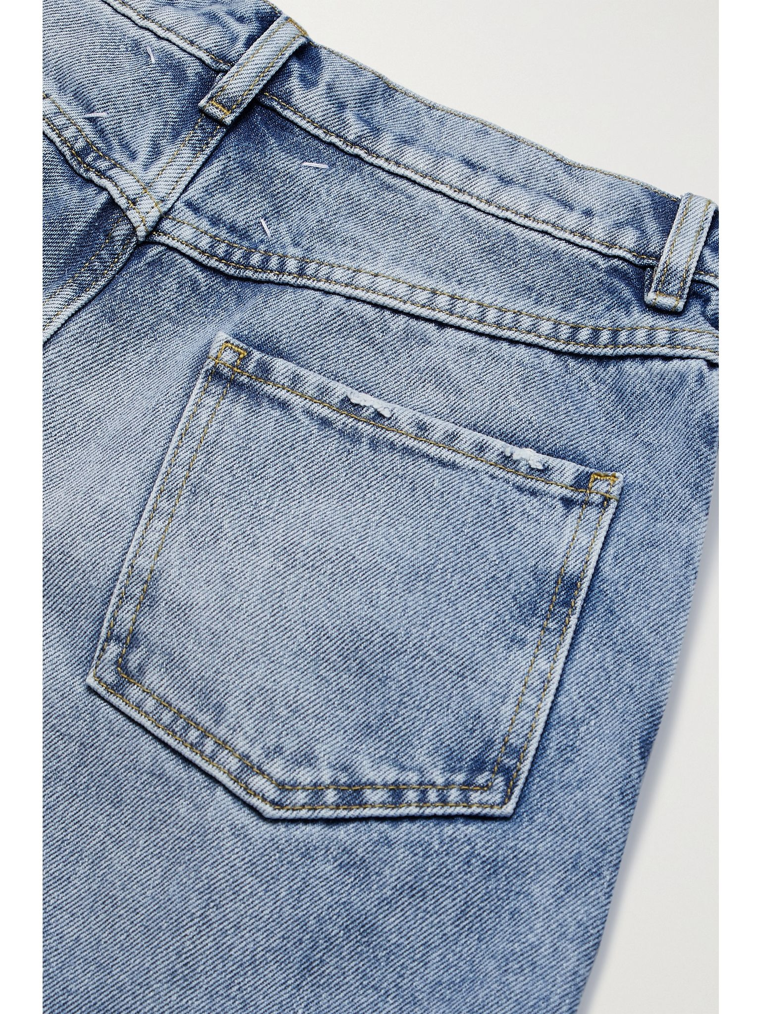 Cutout high-rise wide-leg jeans Blue - 6