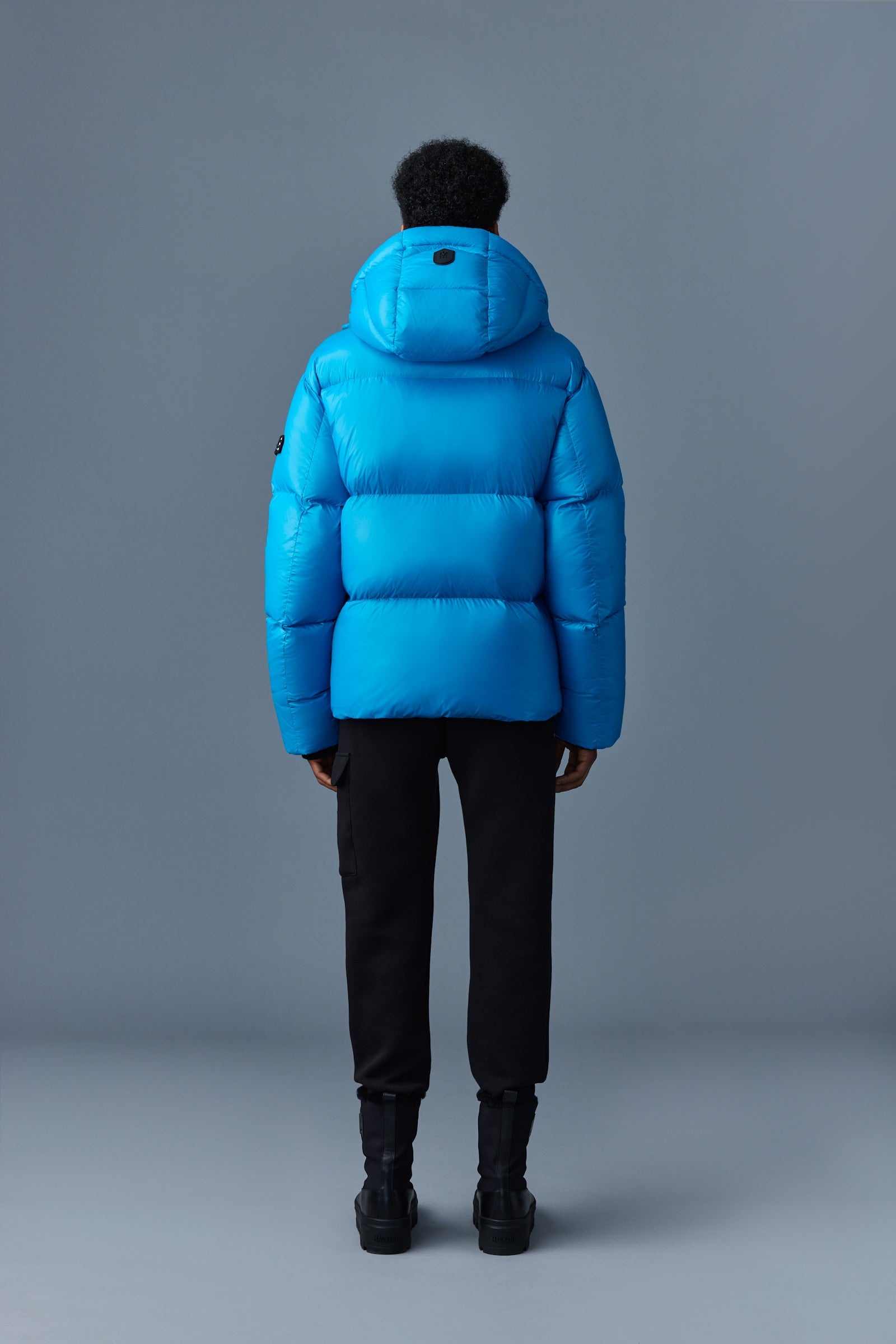 KENT-Z lustrous down jacket with hood - 4