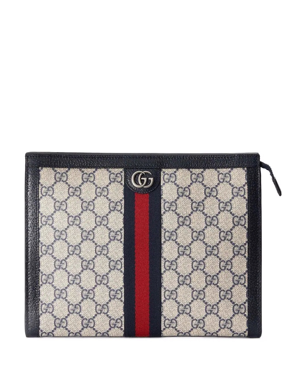 mini Ophidia GG Supreme clutch bag - 1