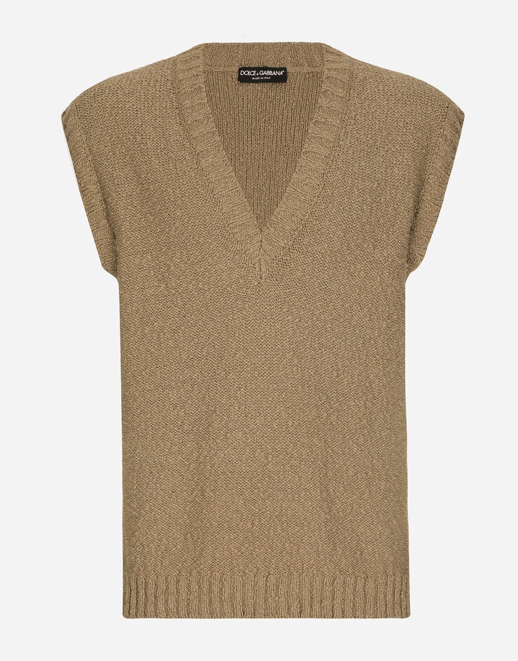 Knit cotton vest - 1