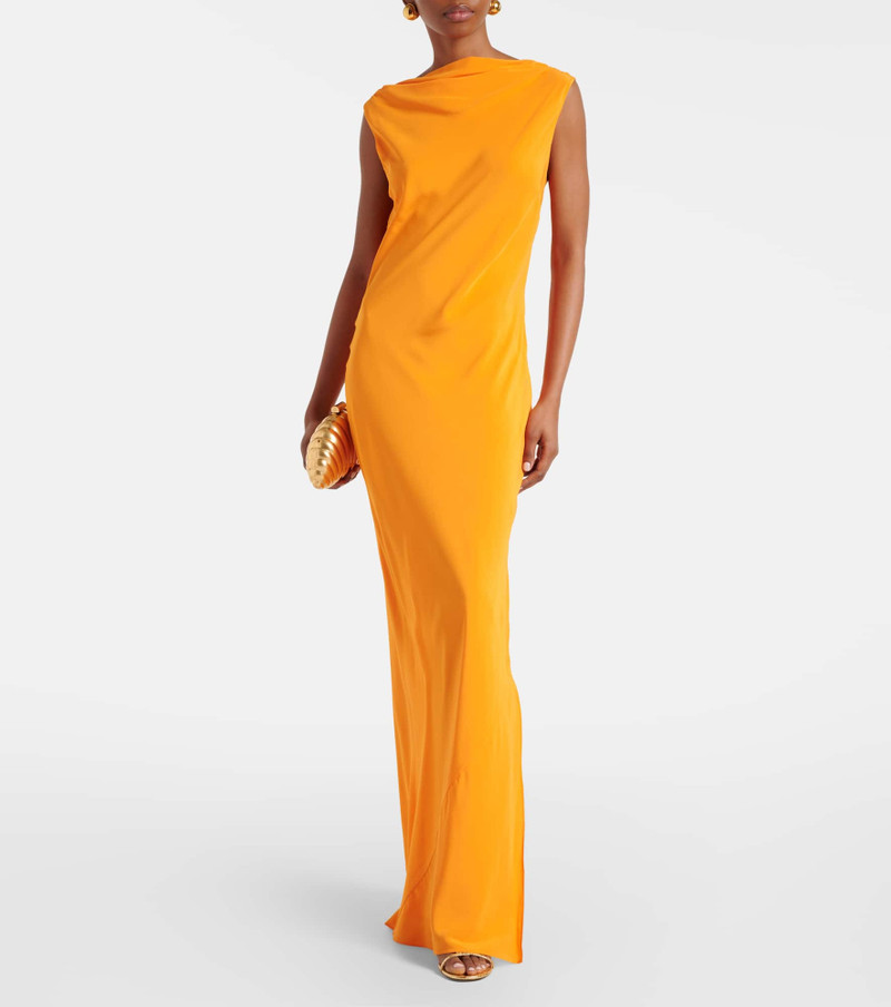 SIR. Isla silk crêpe de chine gown outlook