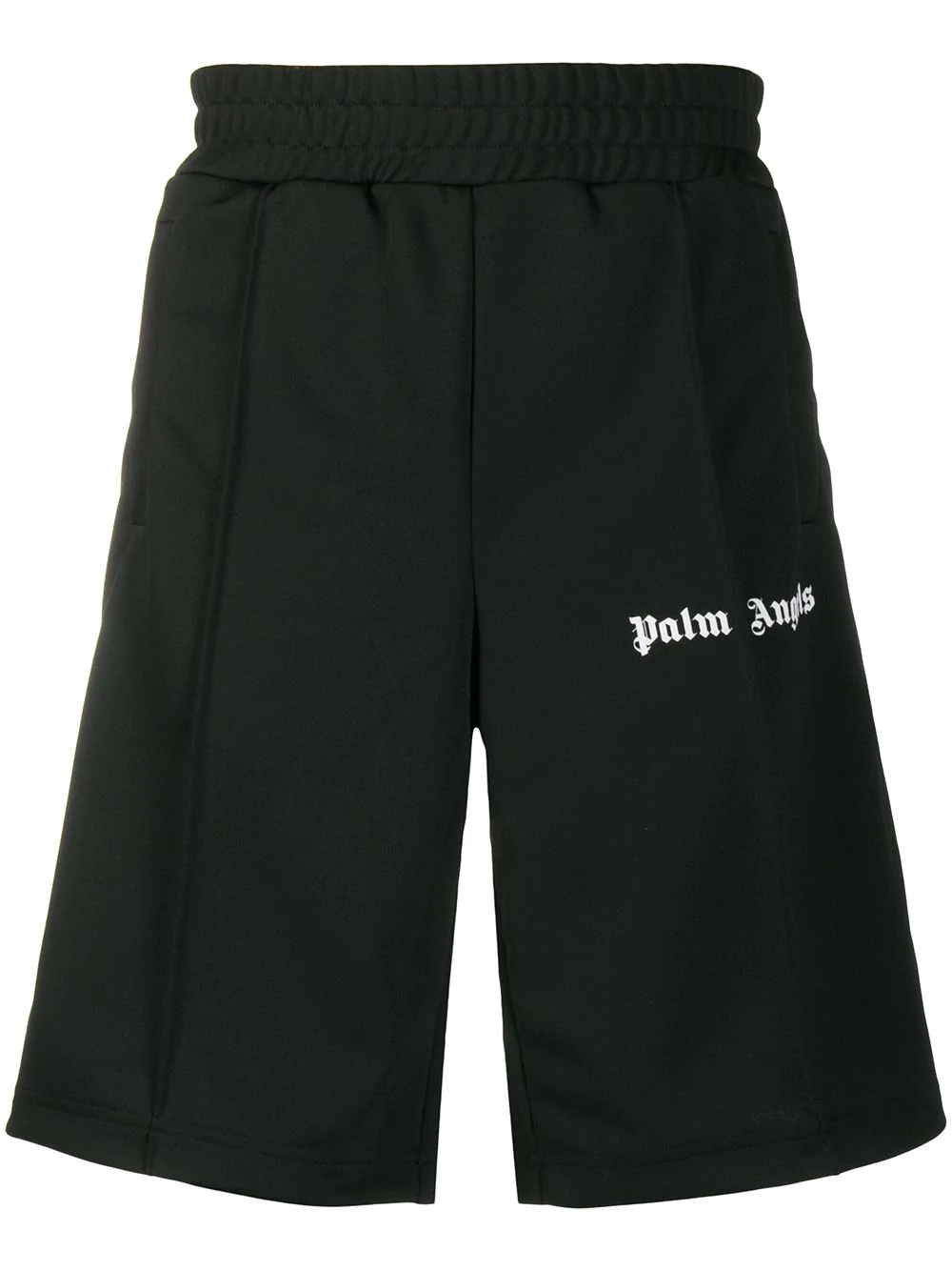 logo-print track shorts - 1