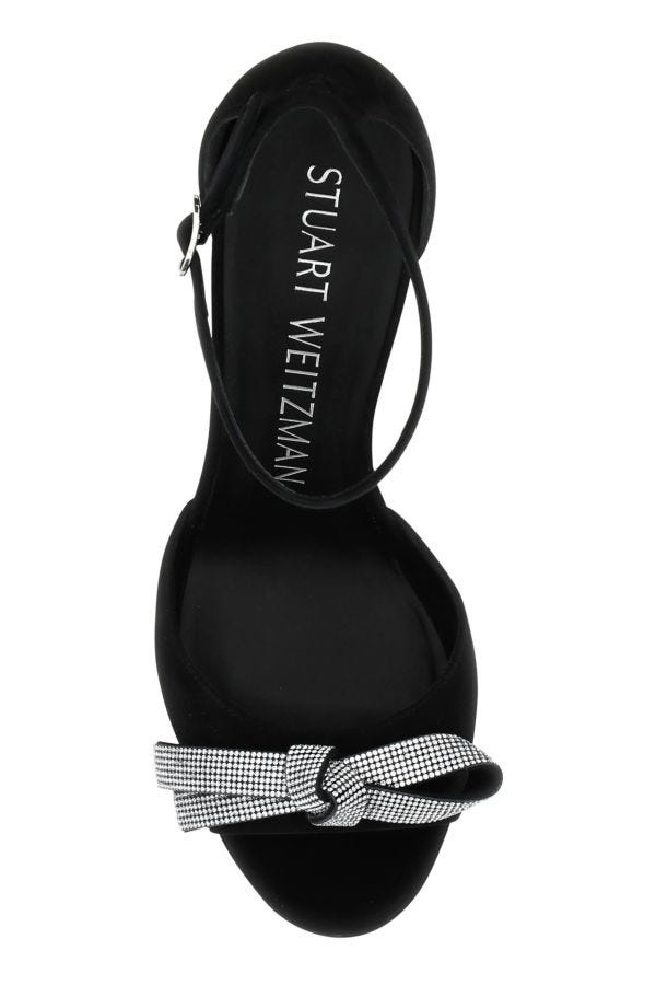 Black suede Discoplatform sandals - 4