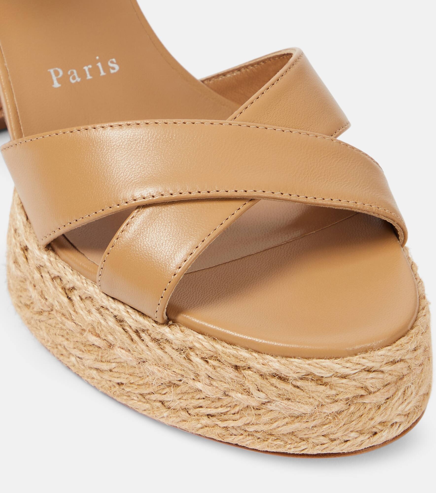 Calakala 70 leather espadrille sandals - 6