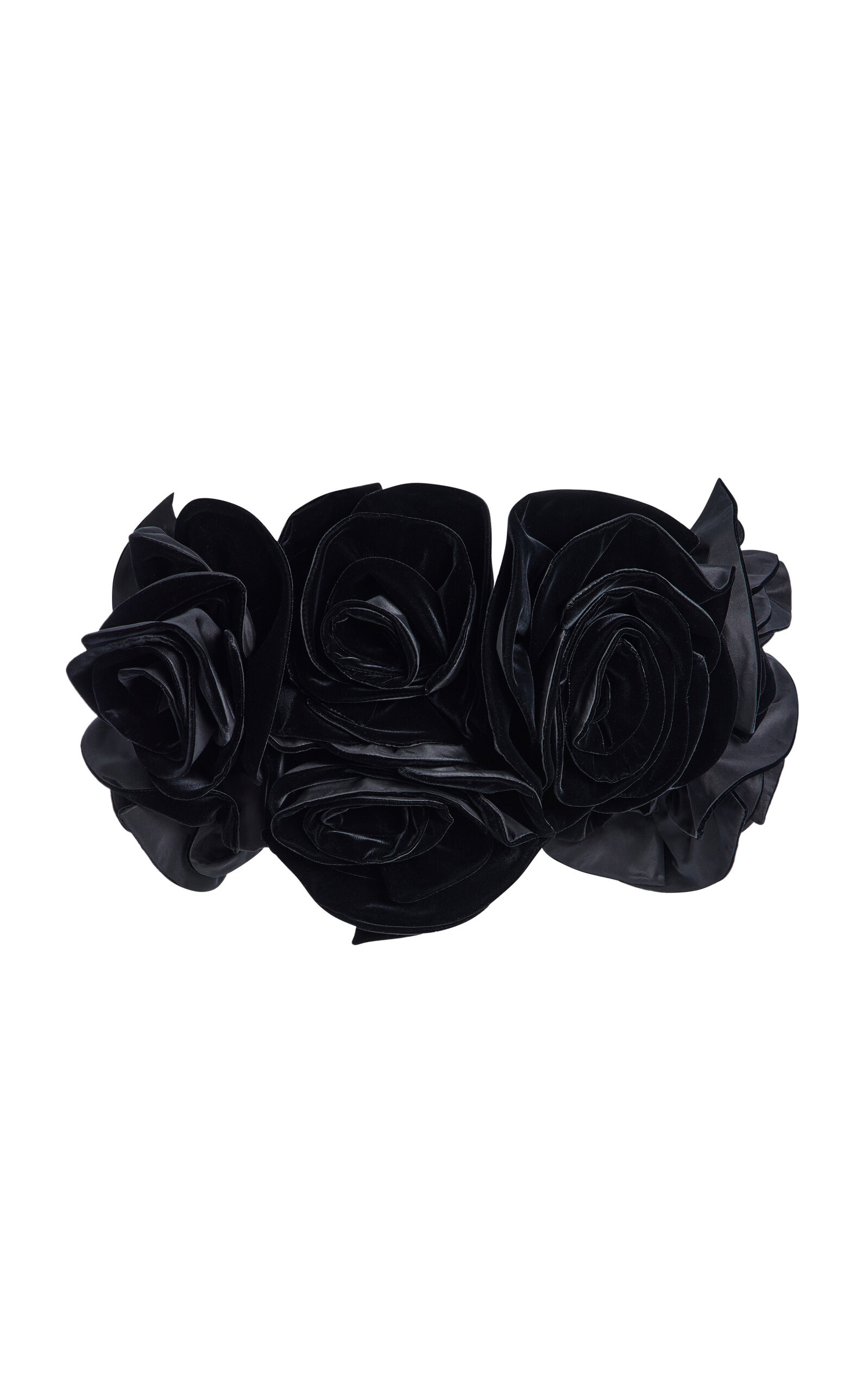 Flower-Detailed Top black - 6