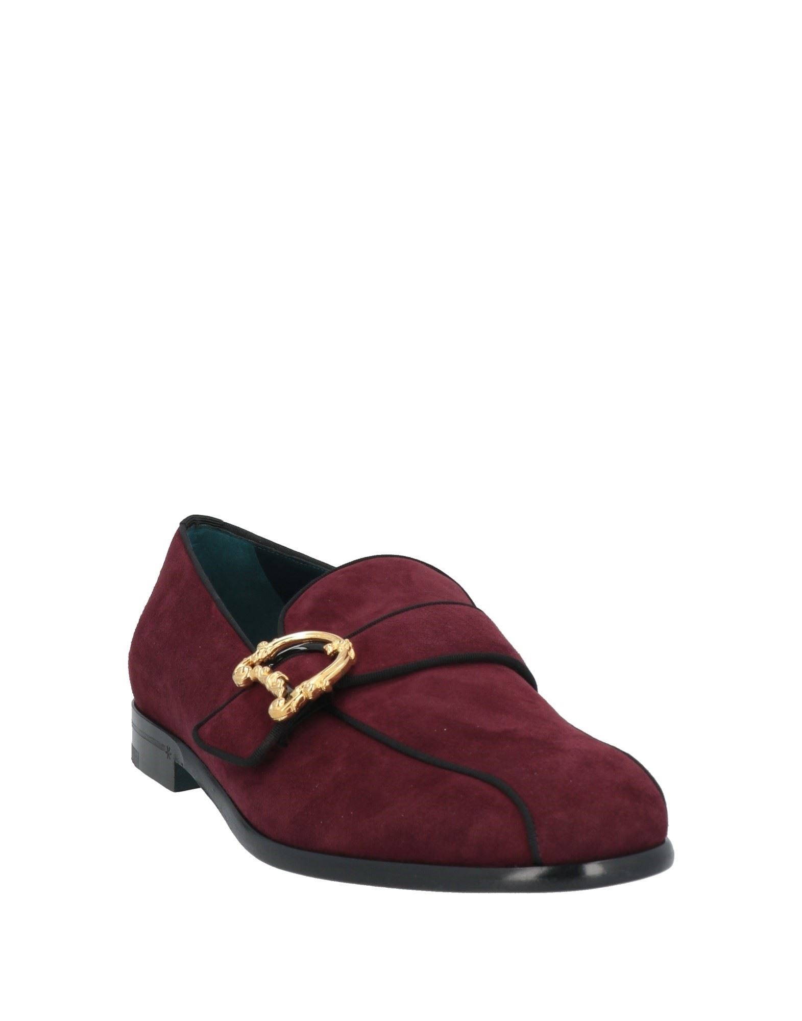 Burgundy Men's Loafers - 2