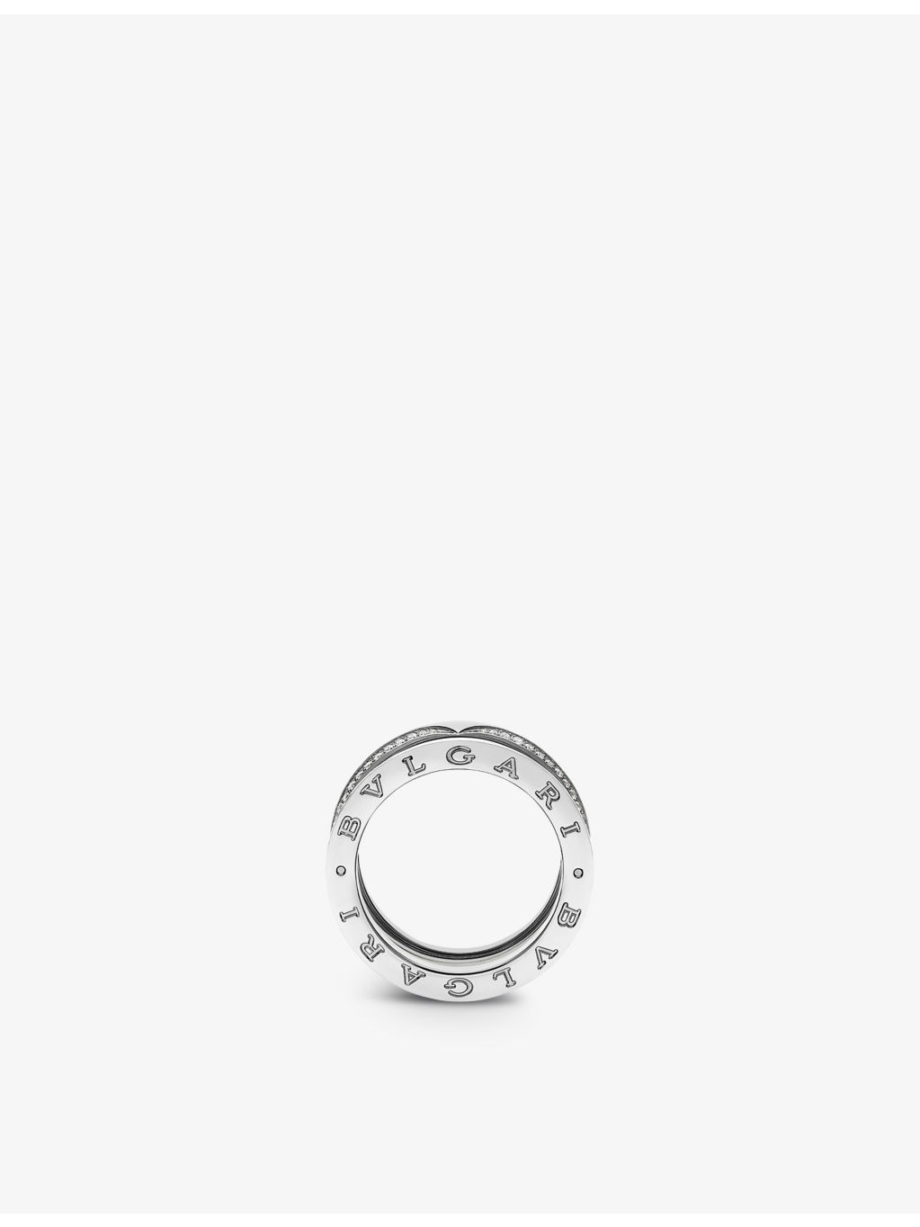 B.zero1 18ct white-gold and 0.45ct brilliant-cut diamond ring - 3