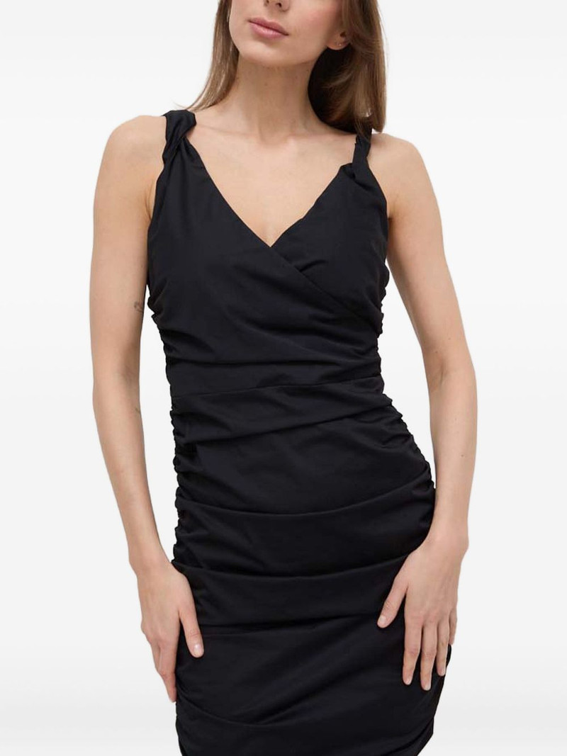 PINKO twisted ruched mini dress outlook