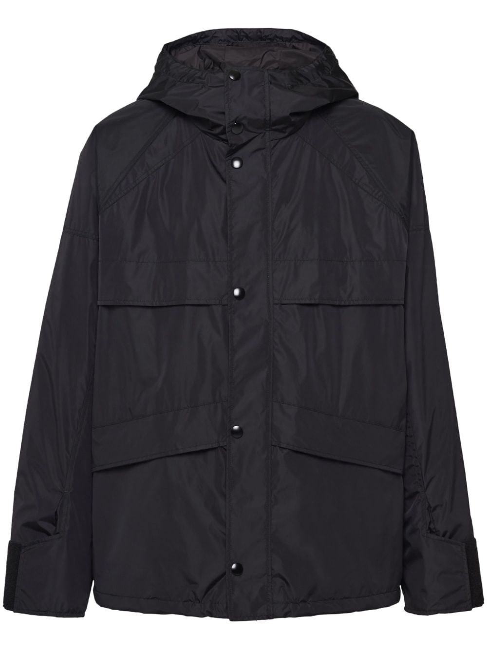 technical lightweight hooded jacket - 1
