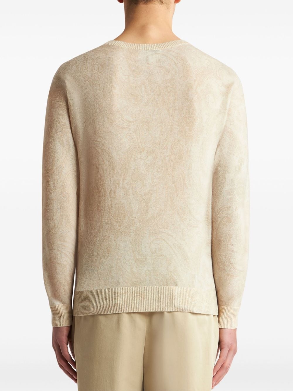 paisley intarsia-knit jumper - 2