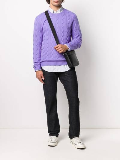 Ralph Lauren cable-knit cashmere jumper outlook