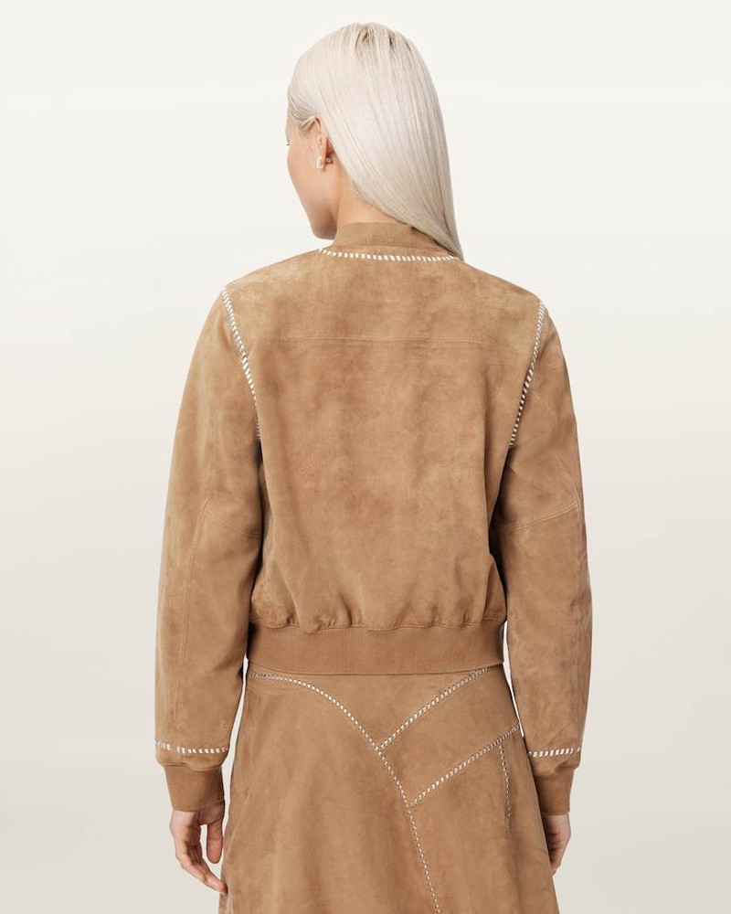 ORTEN WHIPSTITCH SUEDE BOMBER JACKET 5