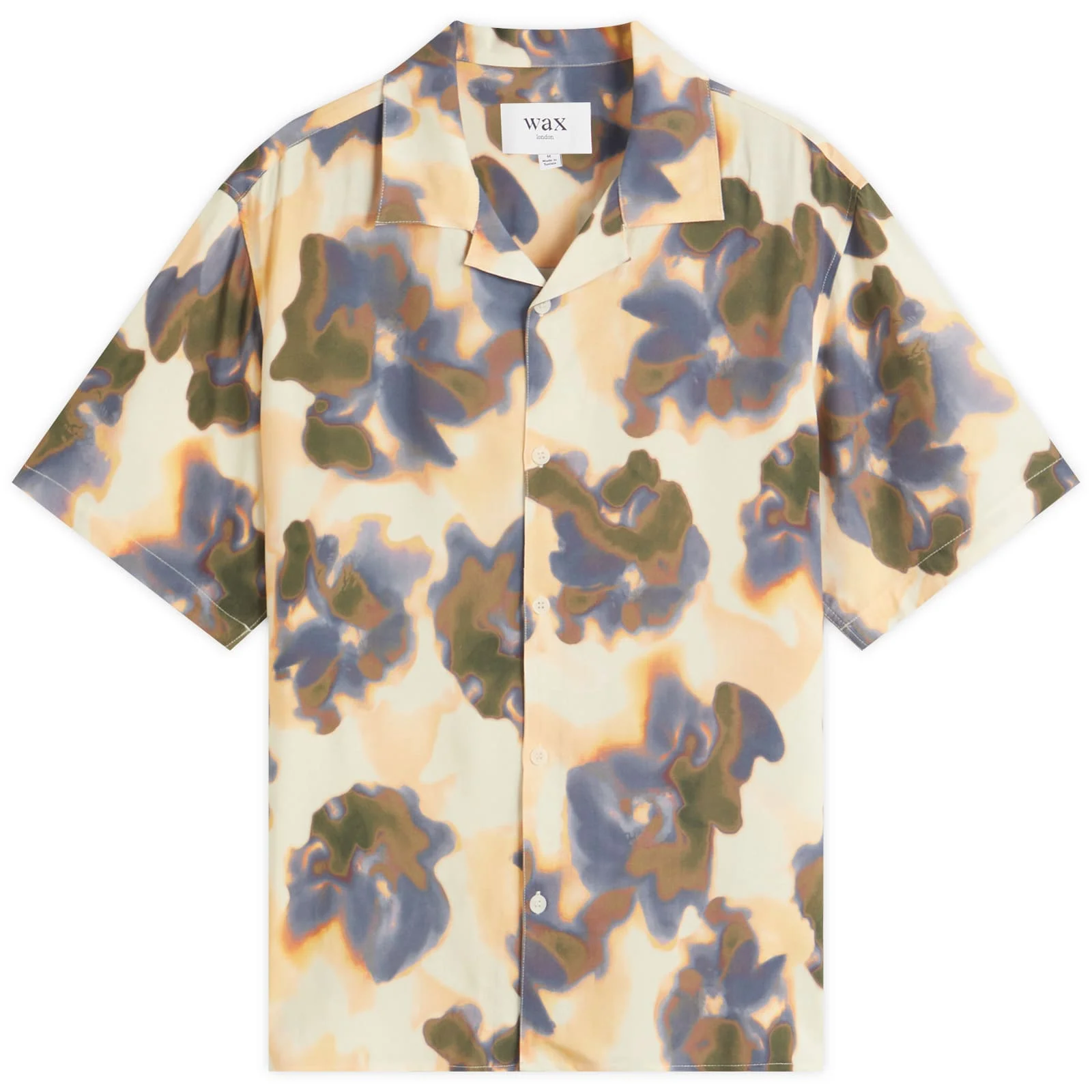 Wax London Didcot Blue Floral Vacation Shirt - 1