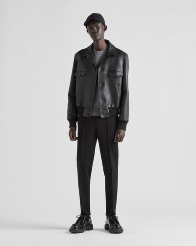 Prada Nappa leather jacket outlook