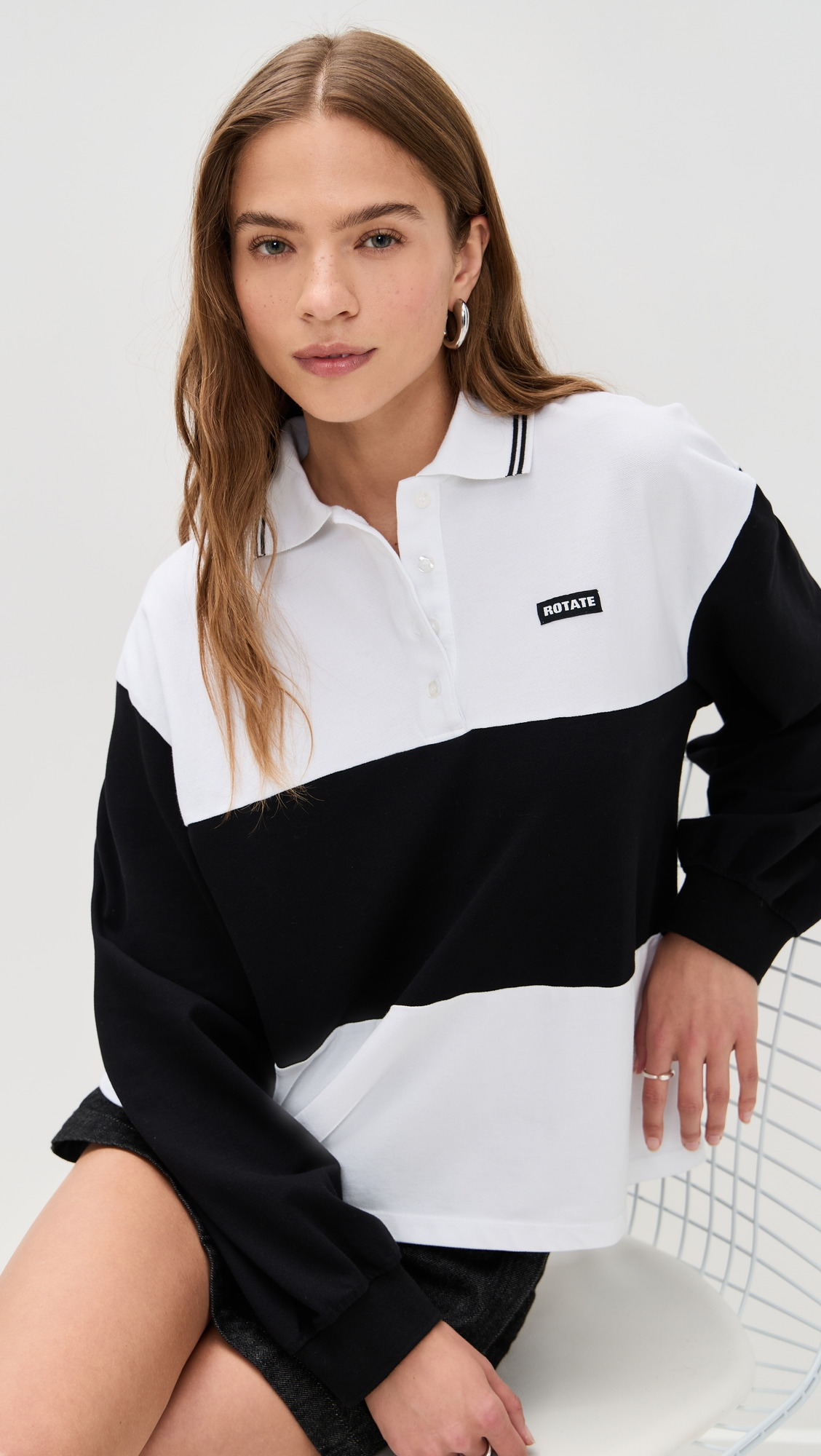 Pique Longsleeve Polo - 1