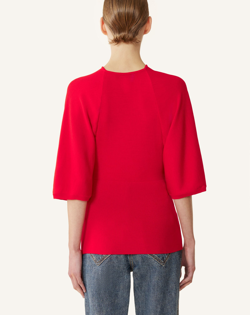 MERINO WOOL SWEATER WITH BOW DETAIL 5