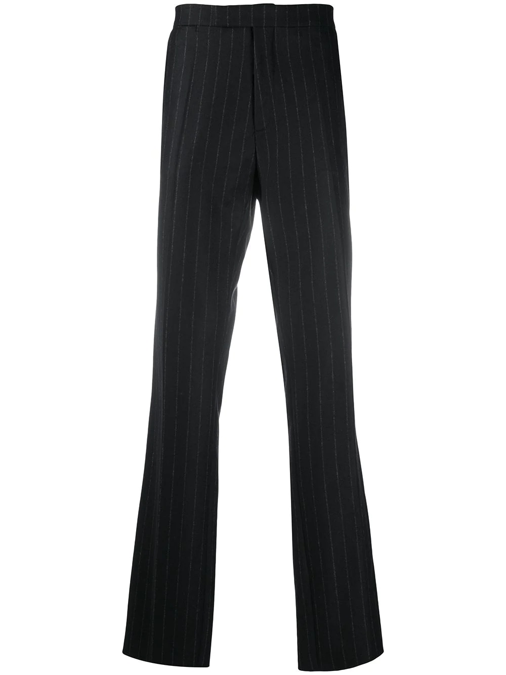 slim-fit pinstripe trousers - 1