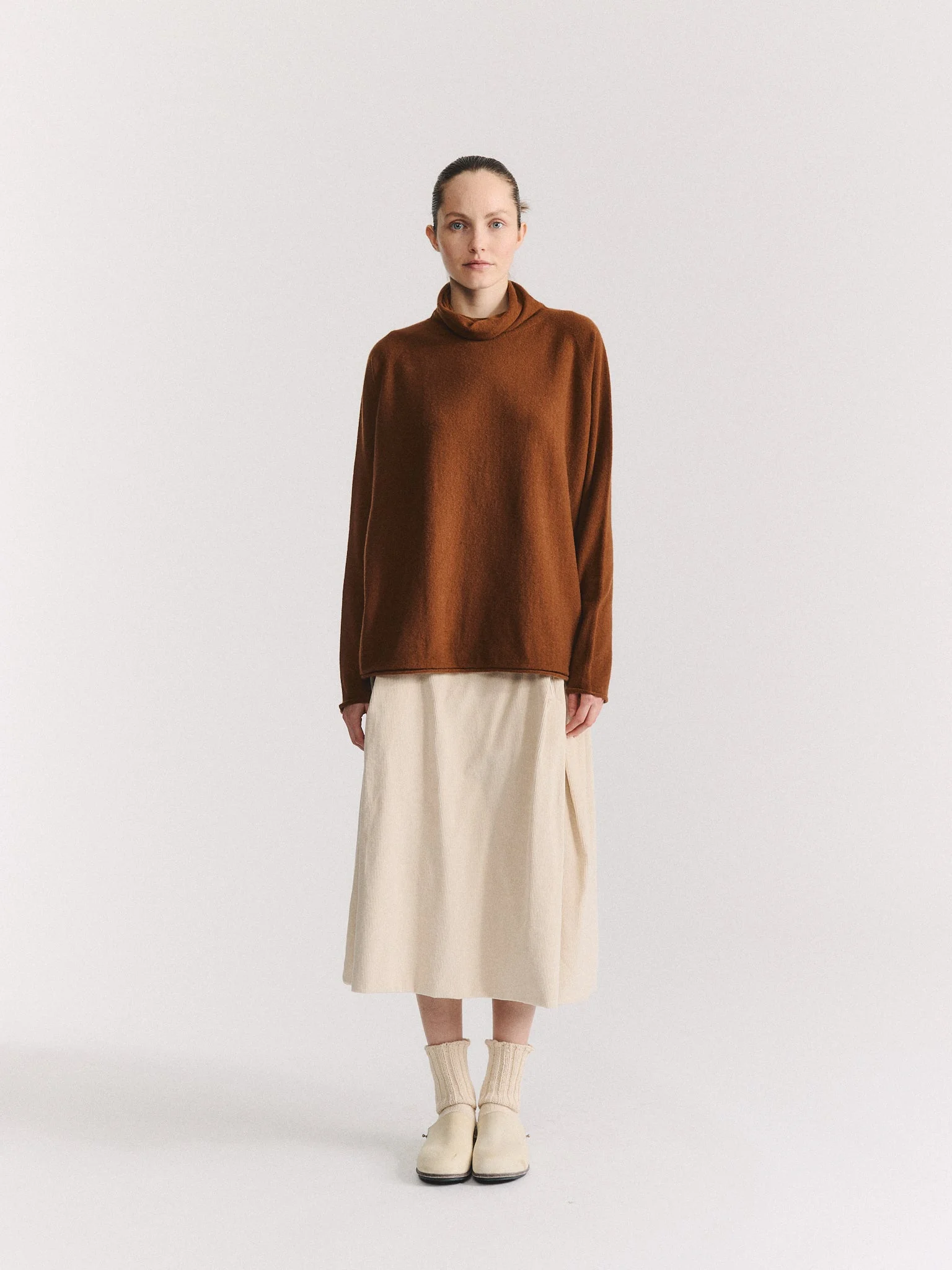 CHIMNEY SEAMLESS JUMPER - CASH - MOCHA - 1
